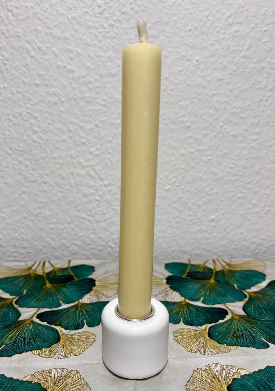 Stabkerzenhalter weiß – Bild 2