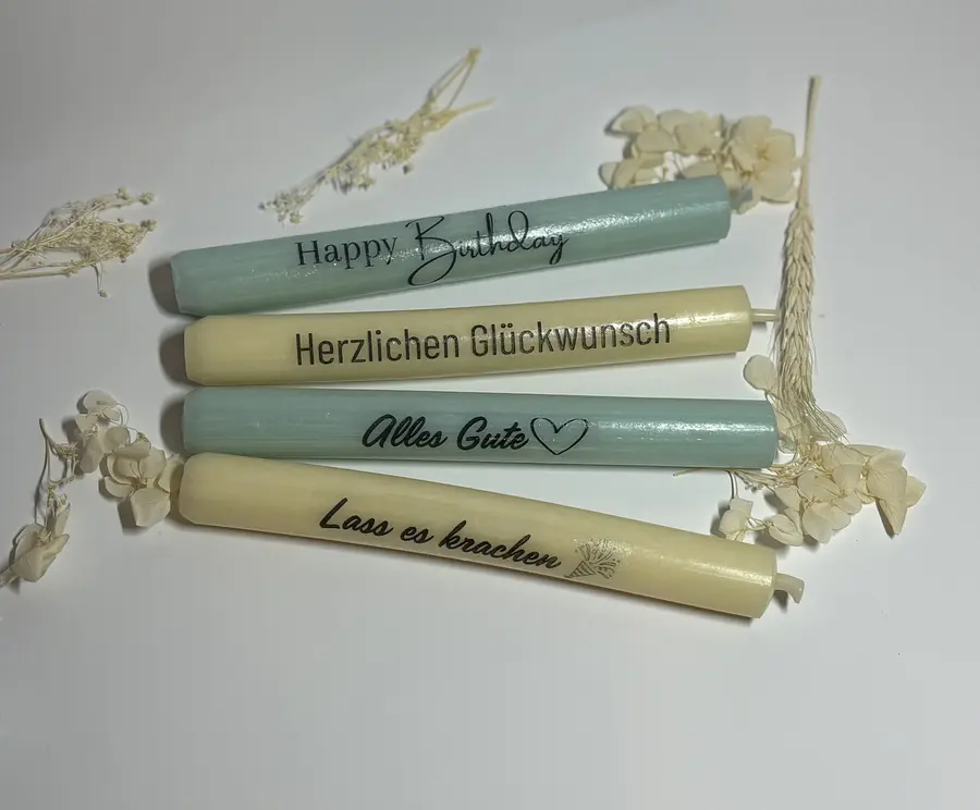 Stabkerze Geburtstag