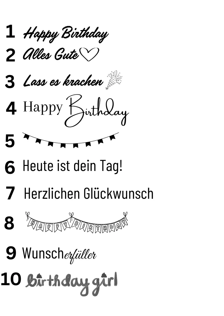 Stabkerze Geburtstag – Bild 2